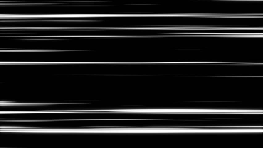Animation Loop Anime Comic Speed Lines. Anime motion background. Fast Speed line Loop Black and White From Middle to the outside