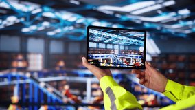 Technician Doing Industrial Inspection Using Tablet Technology - Powered by Shutterstock - Get 15% off with code: PIKWIZARD15