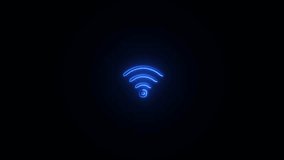 wifi icon, network connection animation. Wireless internet, wifi signal, hotspot, search connection, find new device - Powered by Shutterstock - Get 15% off with code: PIKWIZARD15