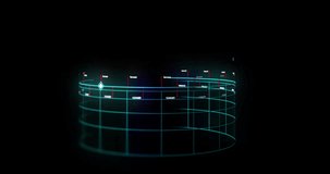 Animation of data processing over globe. Global business and digital interface concept digitally generated video. - Powered by Shutterstock - Get 15% off with code: PIKWIZARD15