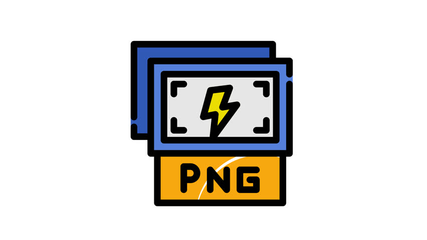 Blue frame with yellow lightning bolt inside, orange label, PNG. Suitable for energy drink branding, superherothemed designs, Asset depicting dynamic energy theme, perfect for superhero branding featu