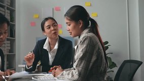 Business team is working together on a project, analyzing data and developing strategies for success - Powered by Shutterstock - Get 15% off with code: PIKWIZARD15