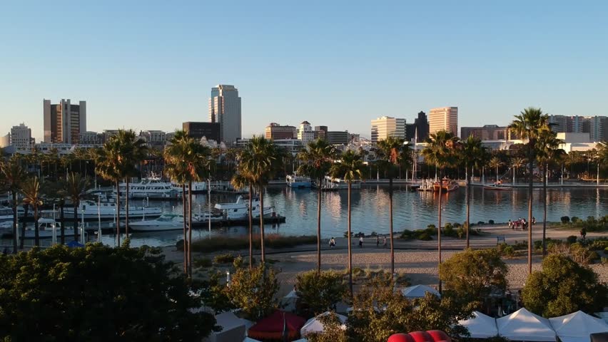 Long Beach California Skyline City