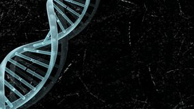 Animation of dna strand rotating over networks on black background. Medical research, science, digital interface, connection and communication, digitally generated video. - Powered by Shutterstock - Get 15% off with code: PIKWIZARD15