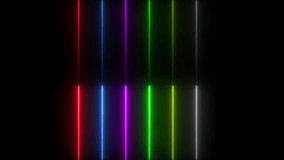 Glowing neon rainbow color lines as colorful wallpaper. Abstract neon geometric loop line animation background. - Powered by Shutterstock - Get 15% off with code: PIKWIZARD15