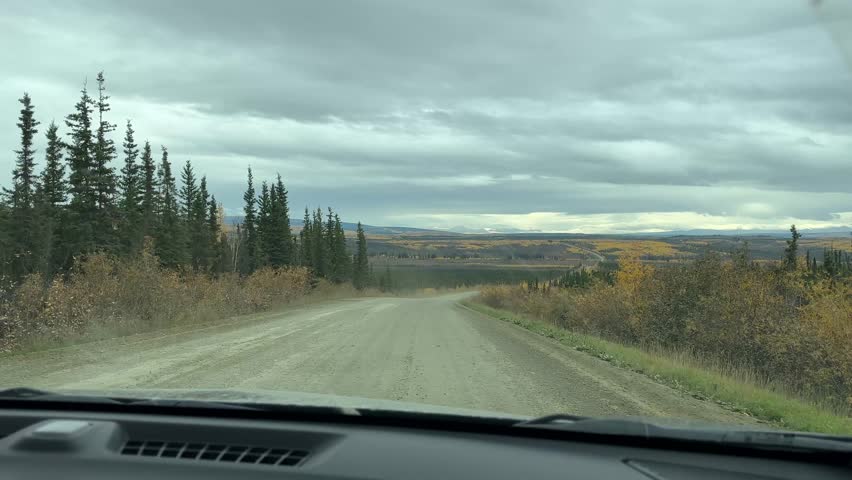 driving the Dalton Highway in bad weather