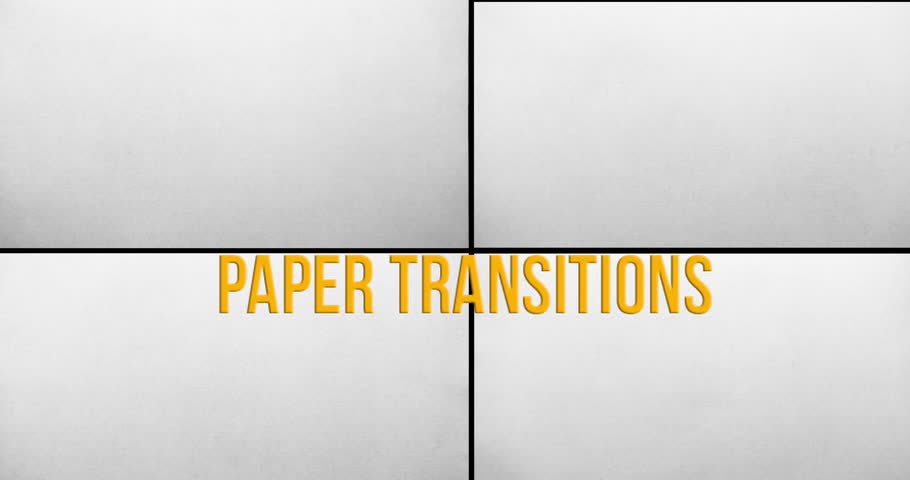 Pack of stop motion paper transitions featuring wrinkled white paper textures. Perfect for adding a handmade, organic feel to your projects.