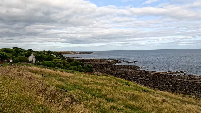 Scenic view of sea and sky in Scotland