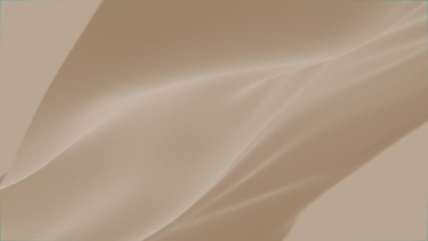 Abstract tenderness beige peach silk background luxury wave cloth satin pastel color fabric. Gold milk liquid wave splash, wavy fluid texture. Fluttering material. 3D animation motion design wallpaper