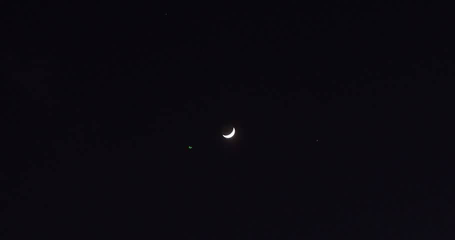 Moon Illuminating the Night Sky