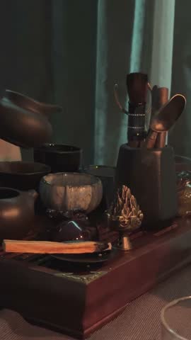 Soothing Tea Ritual. High quality 4k footage