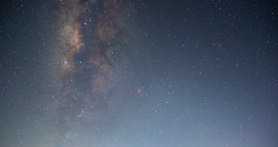 Night landscape Timelapse Milky way galaxy Timelapse 
