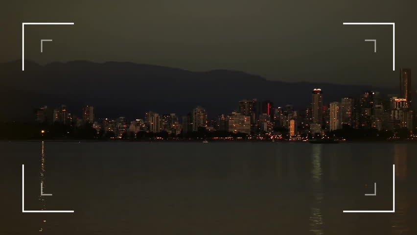 Animation of rectangular scanner scope over dark cityscape at night. Connection, data, processing, digital interface and communication, digitally generated video. - Powered by Shutterstock - Get 15% off with code: PIKWIZARD15