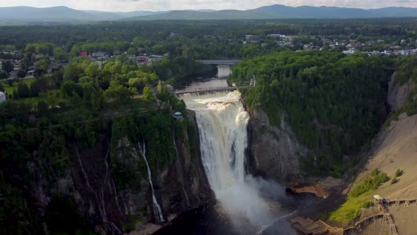 Montmorency fall in Quebec - Canada