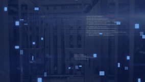 Animation of circuit board and digital data processing over computer servers. Global connections, computing and data processing concept digitally generated video. - Powered by Shutterstock - Get 15% off with code: PIKWIZARD15