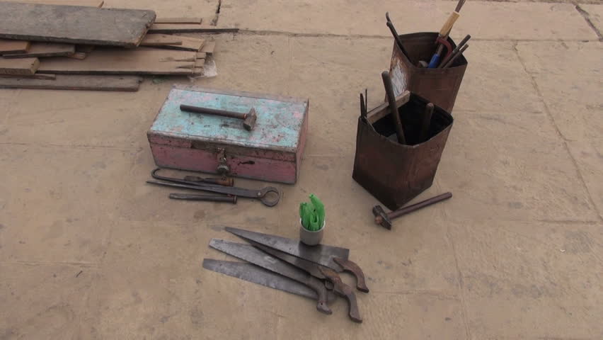 old primitive carpenter tools in India
