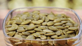 Roasted Pumpkin Seeds are a delicious, crunchy snack with hierro. - Powered by Shutterstock - Get 15% off with code: PIKWIZARD15