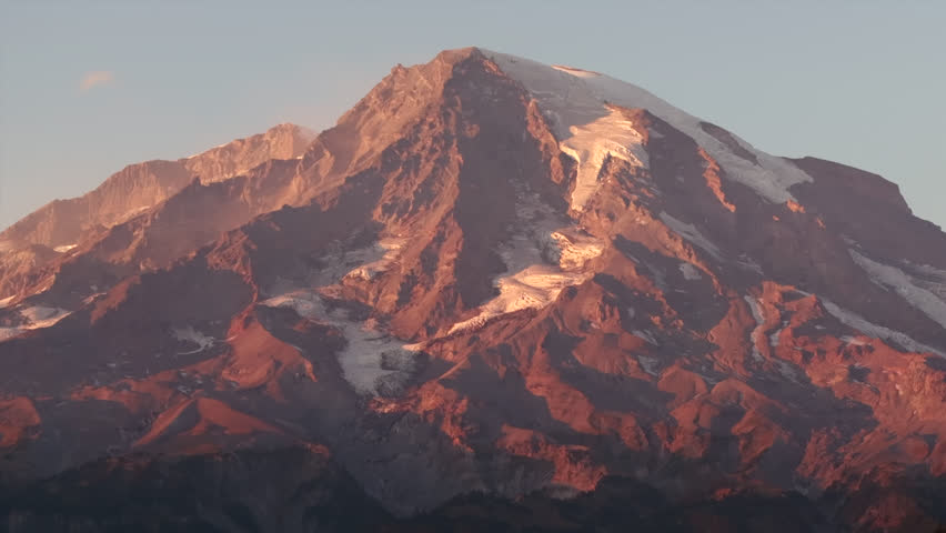 Closeup of Mount Rainier