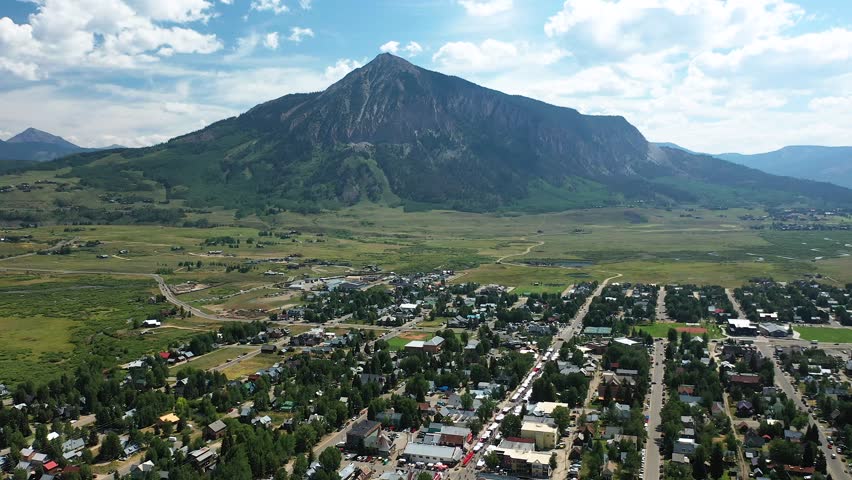 Drone Orbit over Crested Butte Colorado