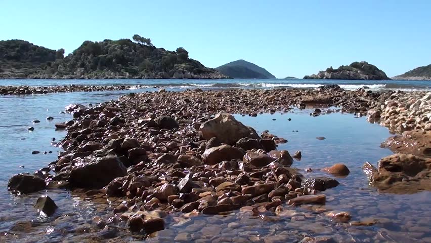 river estuary and sea view, audio