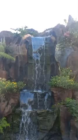 Artificial Waterfall, a Sculpted cascades mimic nature’s beauty in this man-made oasis.