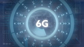 Animation of scope scanning with data processing over caucasian woman running on beach. Global sports, computing, technology and digital interface concept digitally generated video. - Powered by Shutterstock - Get 15% off with code: PIKWIZARD15