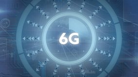 Animation of scope scanning with data processing over caucasian woman running on beach. Global sports, computing, technology and digital interface concept digitally generated video. - Powered by Shutterstock - Get 15% off with code: PIKWIZARD15