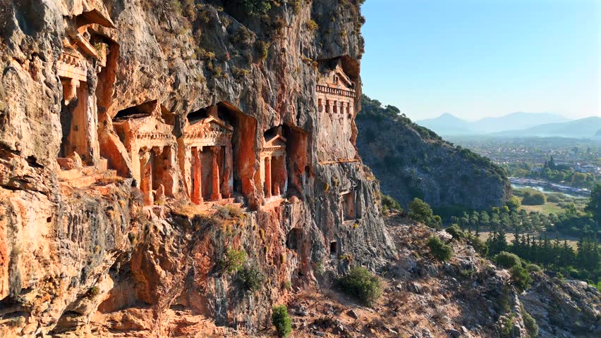 Ancient Dalyan Tombs. Dalyan Rock Tombs, dating back to BC and lasting for 2800 years, are among the borders of Candır Village.