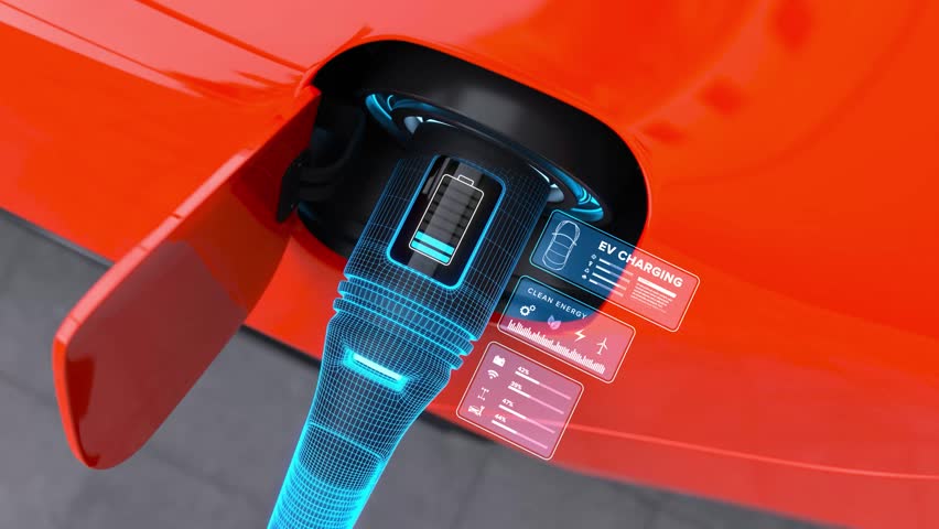 Electric car power charging, Charging technology, Clean energy filling technology.