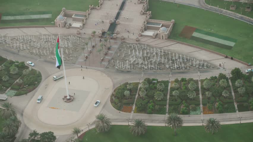 Abu Dhabi Royal Palace aerial view