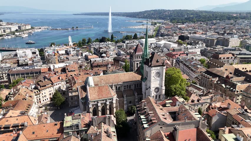 Saint Pierre Cathedral (The Cathedral Church of St Peter) in Geneva, Switzerland