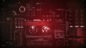 Animation of scope scanning and countdown with data processing. Global business, connections, computing and data processing concept digitally generated video. - Powered by Shutterstock - Get 15% off with code: PIKWIZARD15