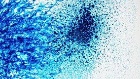 Abstract Colorful Paint Ink. Colorful Swirl Texture Background. Fluid Art. Food Coloring. Acrylic texture with colorful waves. Liquid Paint Mixing Backdrop and Swirl. Close-up. Slow Motion. - Powered by Shutterstock - Get 15% off with code: PIKWIZARD15