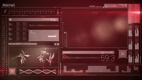 Animation of dna strand and data processing over dark background. Global finance, business, connections, computing and data processing concept digitally generated video. - Powered by Shutterstock - Get 15% off with code: PIKWIZARD15