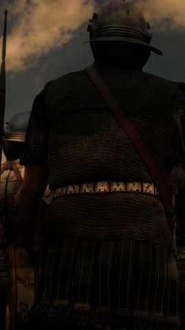 A Historical Warrior clad in Traditional Armor and a distinct Helmet, ready for battle