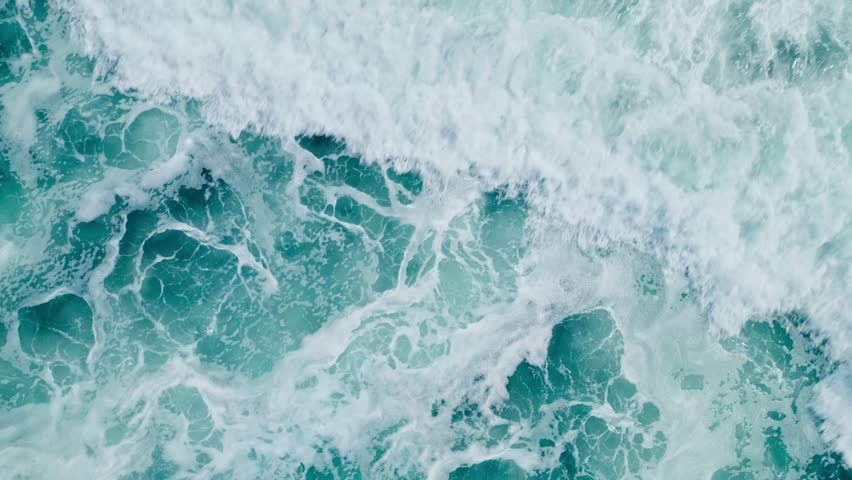 Surfer Riding on Surf in Beautiful Ocean Waves Slow Motion. Cool Paradise Adventure Leisure in Island. One Fun Action Day of Surfboarder in Blue Big Sea. Pro Healthy Style with Splashing Sea Spray 4k