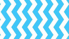 Abstract background animation. Geometric wave pattern to the right. Retro art design with simple wavy zigzag lines. 2D motion graphic background. Blue wave design with zigzag lines. - Powered by Shutterstock - Get 15% off with code: PIKWIZARD15