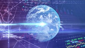 Animation of financial data processing over binary coding and clock on grid. Global finance, business, connections, computing and data processing concept digitally generated video. - Powered by Shutterstock - Get 15% off with code: PIKWIZARD15