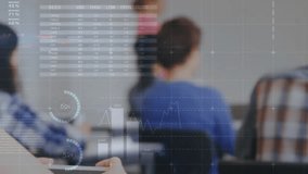 Animation of financial data processing diverse students in classroom. Global finance, business, connections, computing and data processing concept digitally generated video. - Powered by Shutterstock - Get 15% off with code: PIKWIZARD15