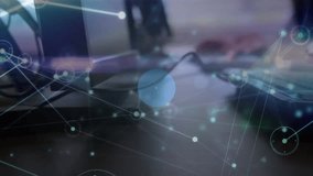 Animation of networks and data processing over diverse schoolchildren using computers. Global education, connections, computing and data processing concept digitally generated video. - Powered by Shutterstock - Get 15% off with code: PIKWIZARD15