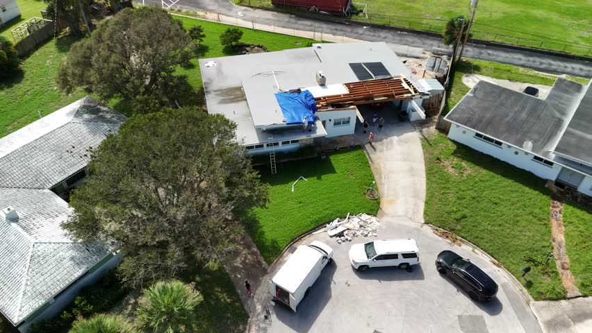 Hurrican Milton damage done to Daytona Beach Florida 2024