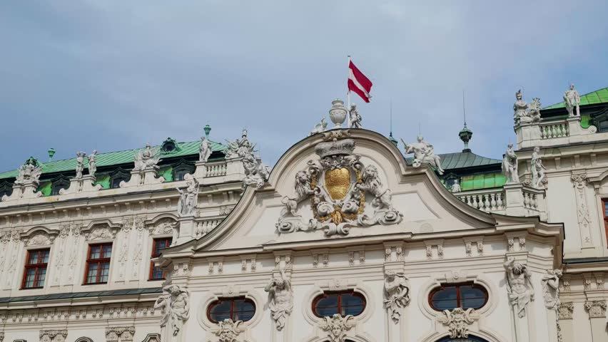 The Belvedere palace in Vienna, Austria