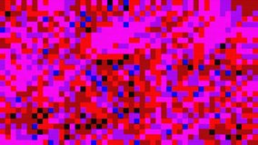 Abstract pixel retro 8bit neon pink, red, purple orange neon video game glitch noise texture, square animated retro video game pixelated background, looped vj pattern psychedelic 80s, 90s texture - Powered by Shutterstock - Get 15% off with code: PIKWIZARD15