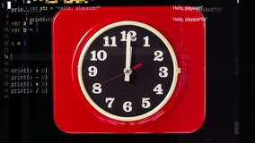 timelapse of the iconic big ben in london, england with the clock face overlayed with other clocks - Powered by Shutterstock - Get 15% off with code: PIKWIZARD15