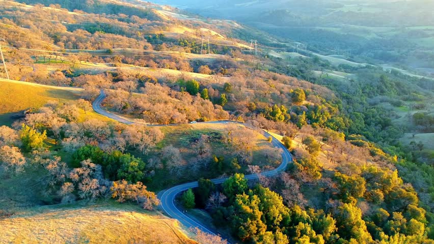 Aerial View on North California