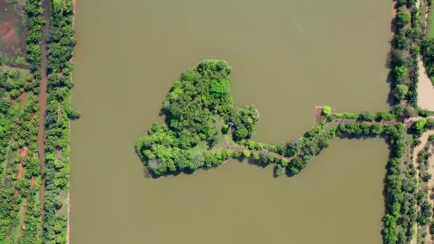 Thailand shape island in Phattalung, Thailand, south east asia