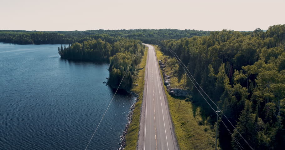 Ontario Lake Superior Highway Aerial - 004