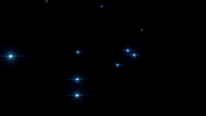 Blue Paparazzi fashion flashing lights. Flashes of cameras on a black background. Stage flashing wall at a stadium concert. Loop animation.