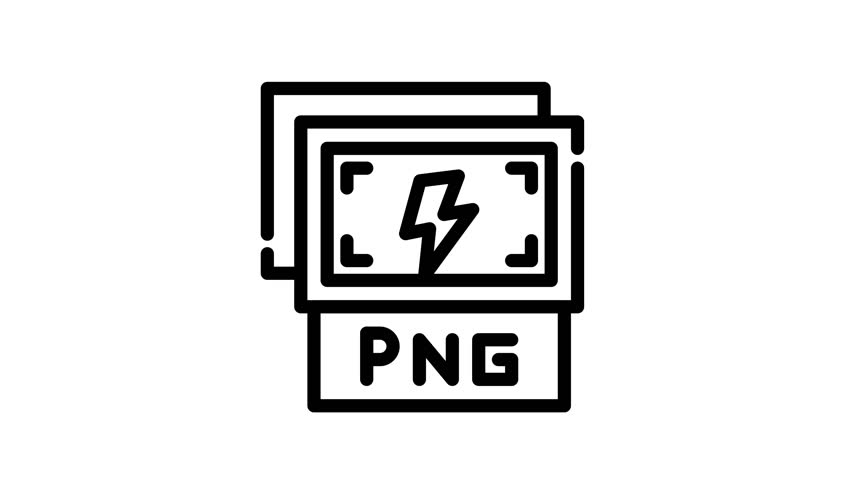 Frame with lightning bolt inside, orange label, PNG. Suitable for energy drink branding, superherothemed designs, Asset depicting dynamic energy theme, perfect for superhero branding featu