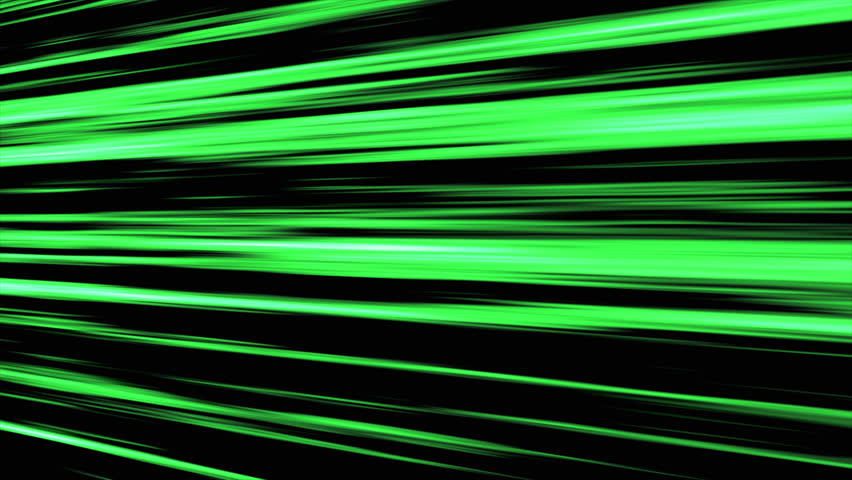 Bright neon green anime speed lines motion on black. Velocity lines, manga anime background. Flash action, moving with the speed of light. Dynamic light streaks and flashing light. Flash action. 4k.